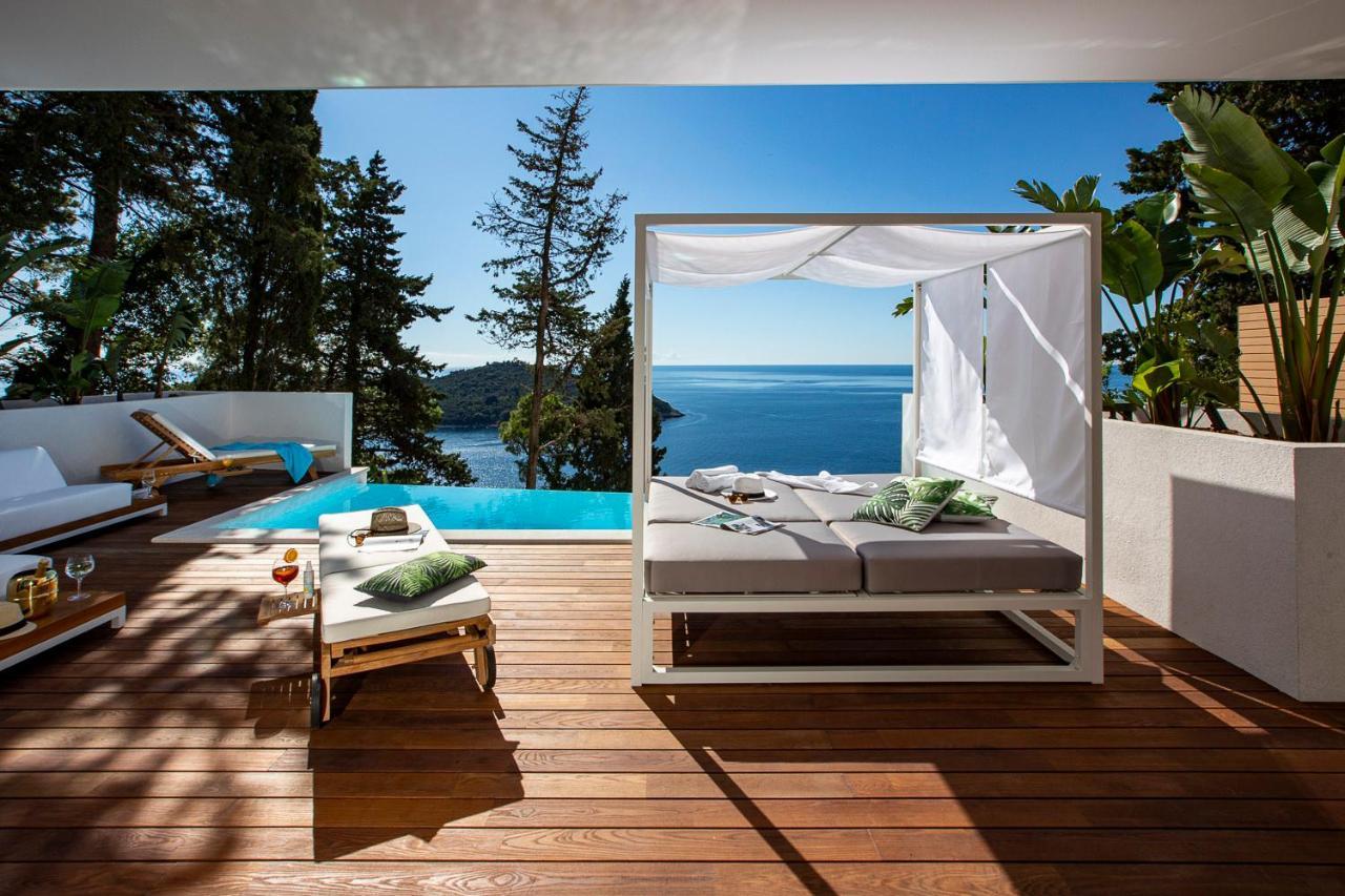 Villa T Dubrovnik - Wellness And Spa Luxury Villa With Spectacular Old Town View Zewnętrze zdjęcie